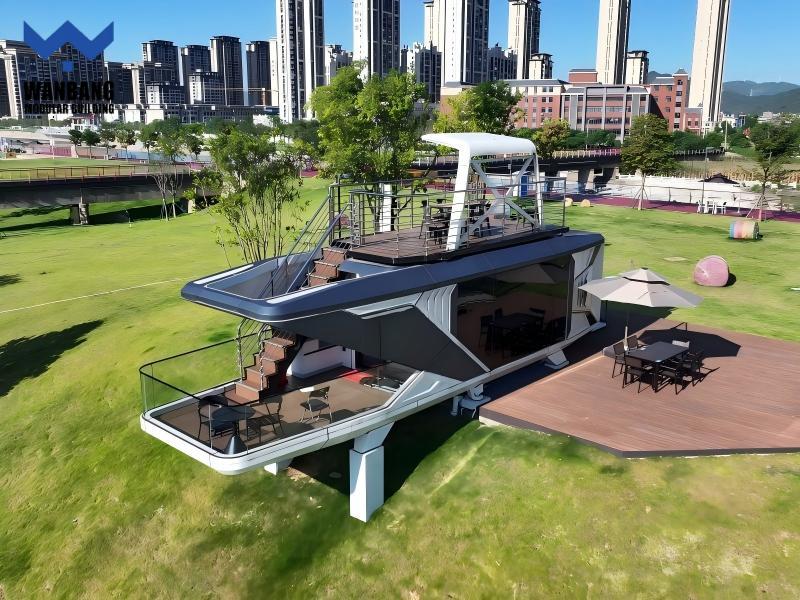 Certified Two-Story Capsule House H11 with Dual-Zone Smart Systems for High-Density Resorts and Senior Living