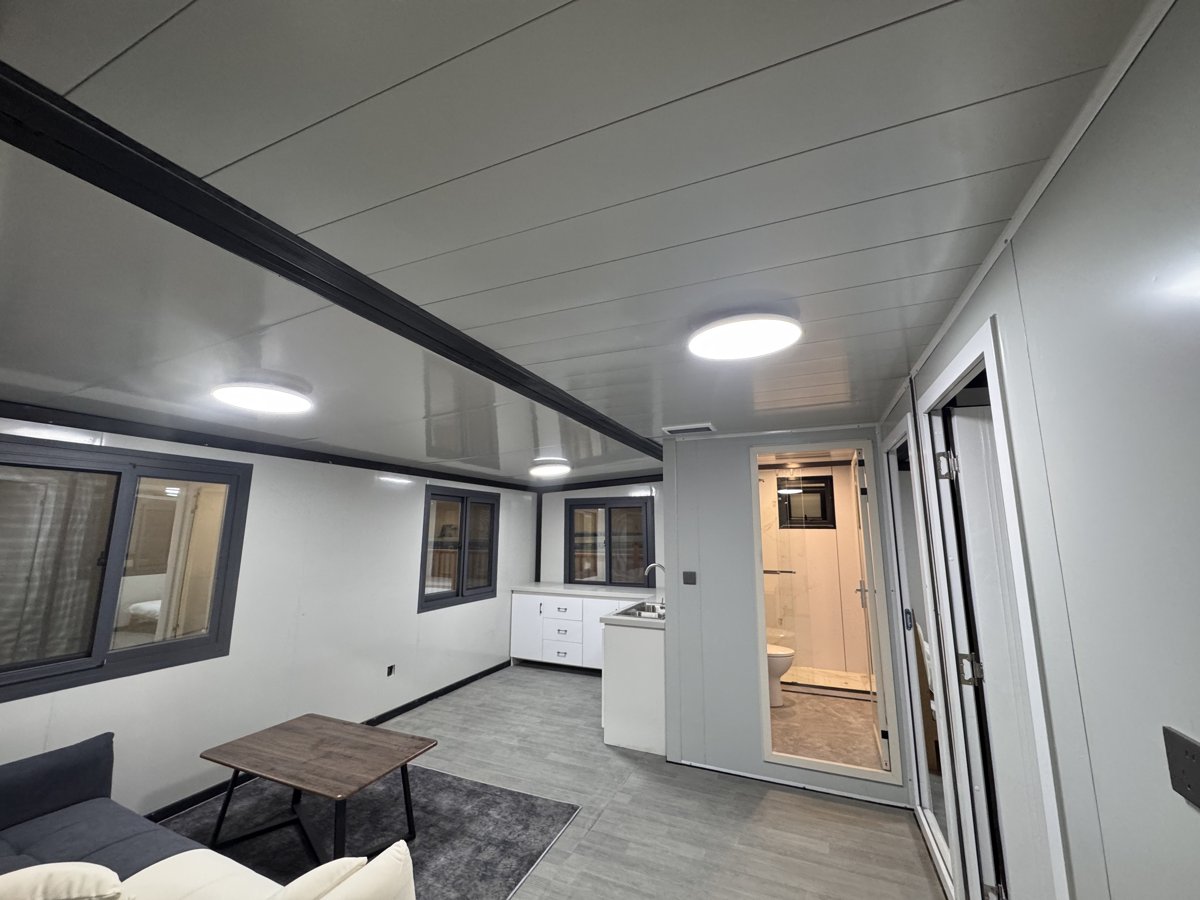Casa container espandibile modulare prefabbricata da 20 piedi
